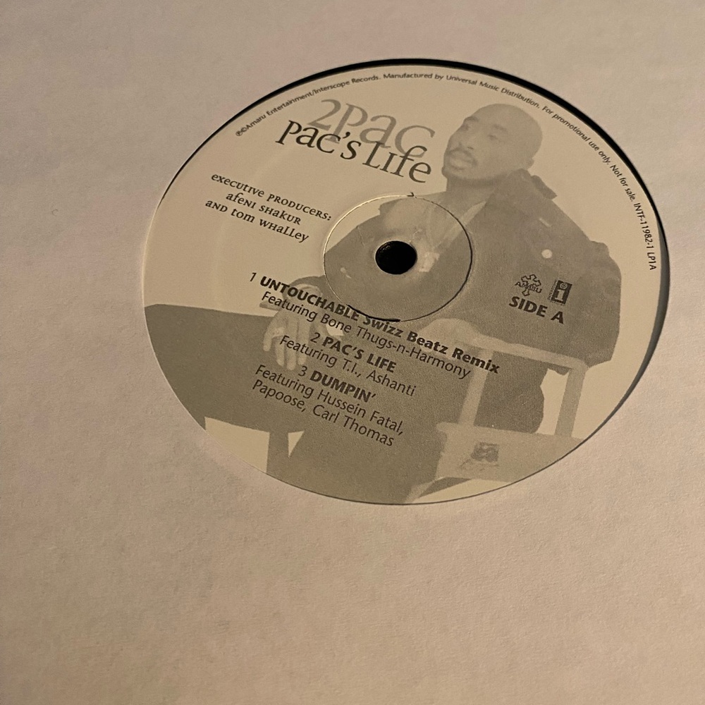 2Pac PAC's Life RARE!! 2 Promo Record Set Excellent Condition clean version - Picture 4 of 12